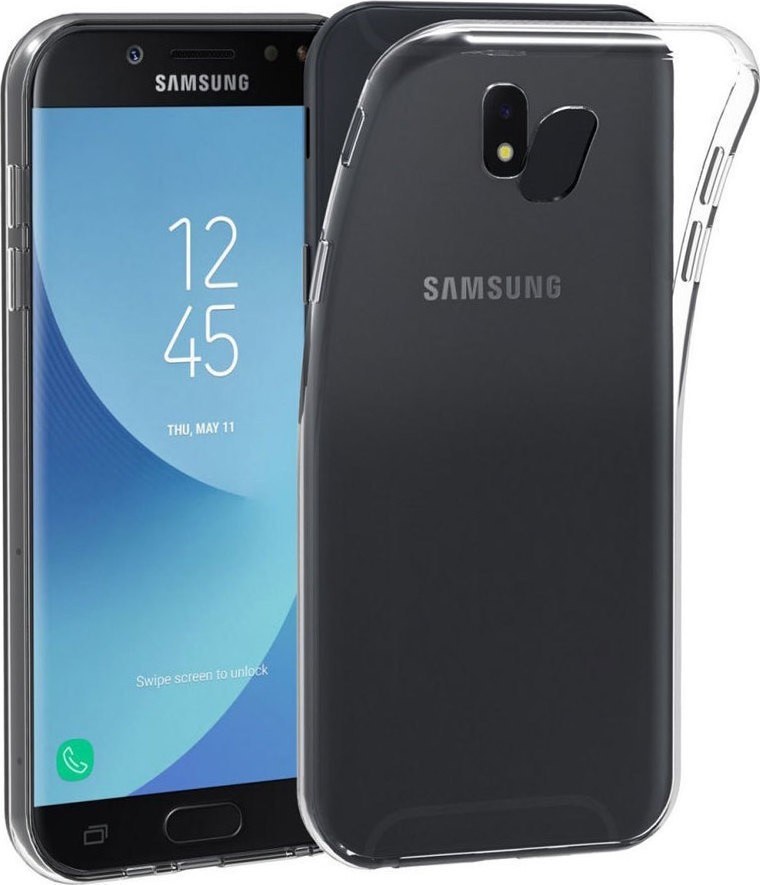 Samsung Galaxy J5 2017 Θήκη Σιλικόνης Διάφανη J530 Silicone Case Ultra Slim 0,3mm Transparent