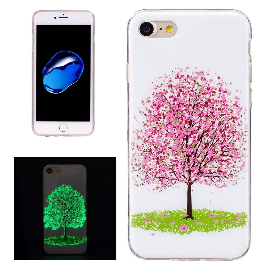 iPhone SE 2022 / SE 2020 / 8 / 7 Θήκη Σιλικόνης Όμορφο Δεντράκι Silicone Case