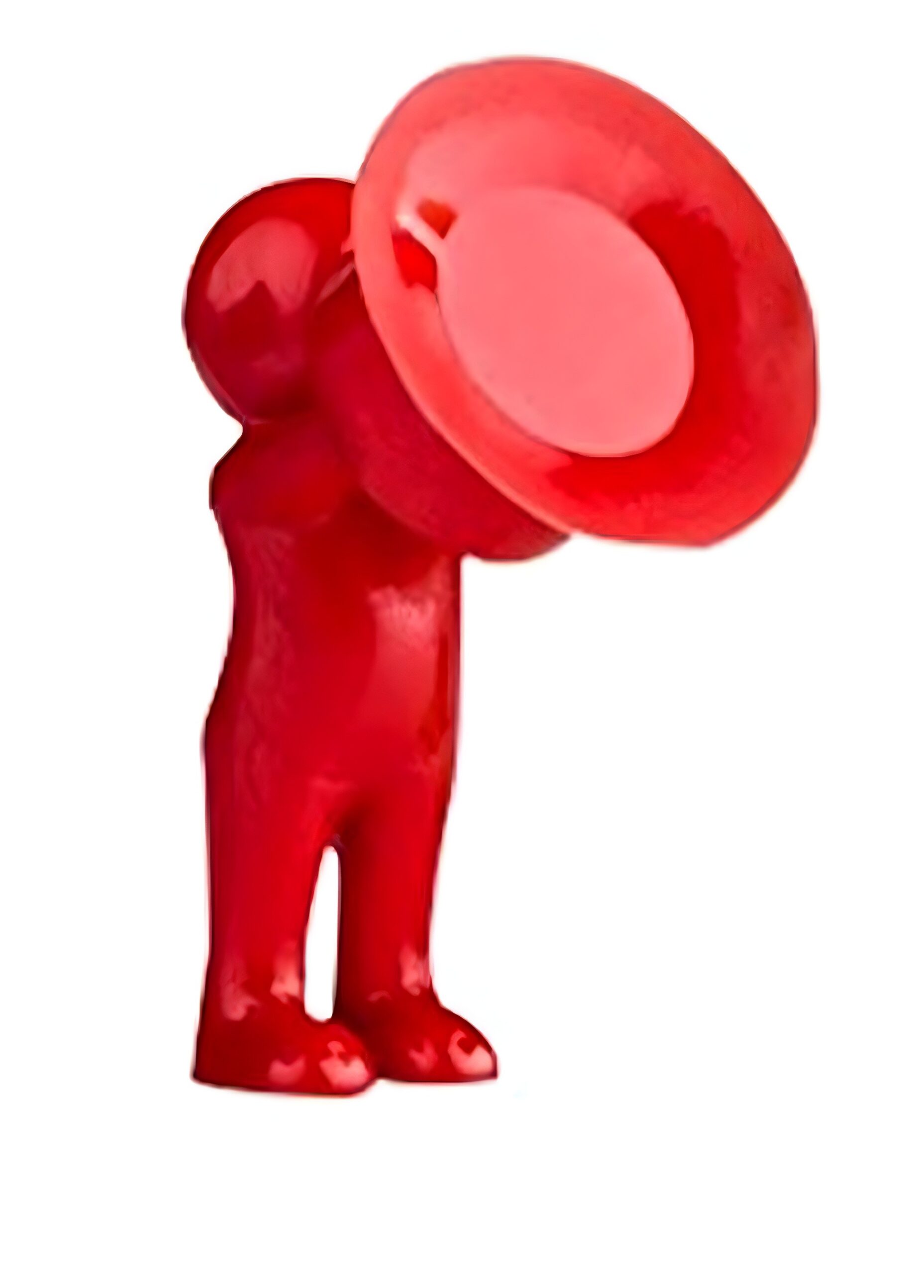 Phone Holder 3D Άνθρωπος Στήριγμα Κόκκινο