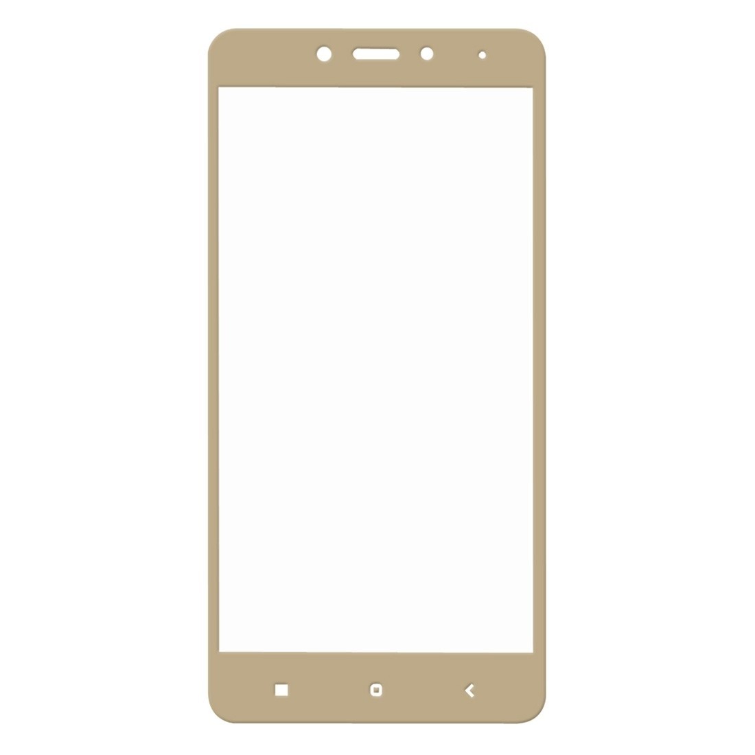 Xiaomi Redmi Note 4 ENKAY Εμπρός - Πλάγια Full Screen Χρυσό Προστατευτικό Τζαμάκι Tempered Glass Gold