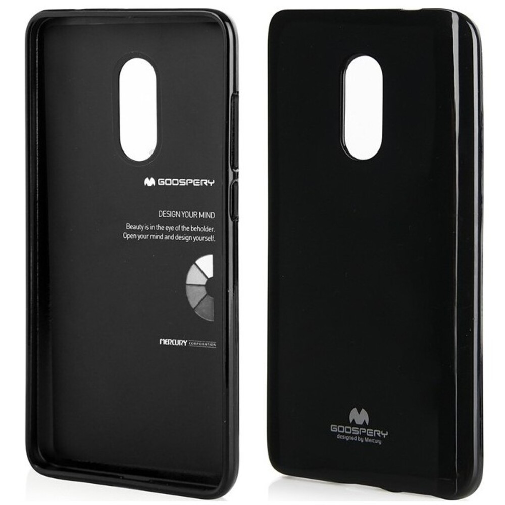 Goospery Xiaomi Redmi 5 Plus Jelly Θήκη Σιλικόνης - Black
