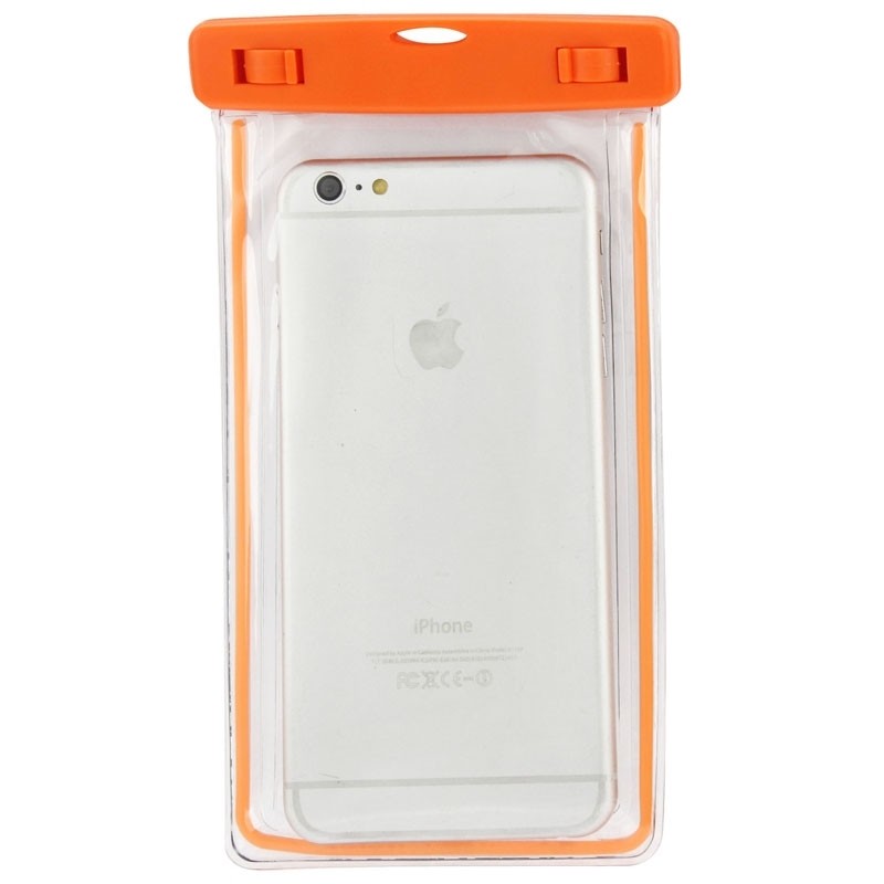 Αδιάβροχη Θήκη Universal 4,5" - 5,8" Orange Waterproof Πορτοκαλί