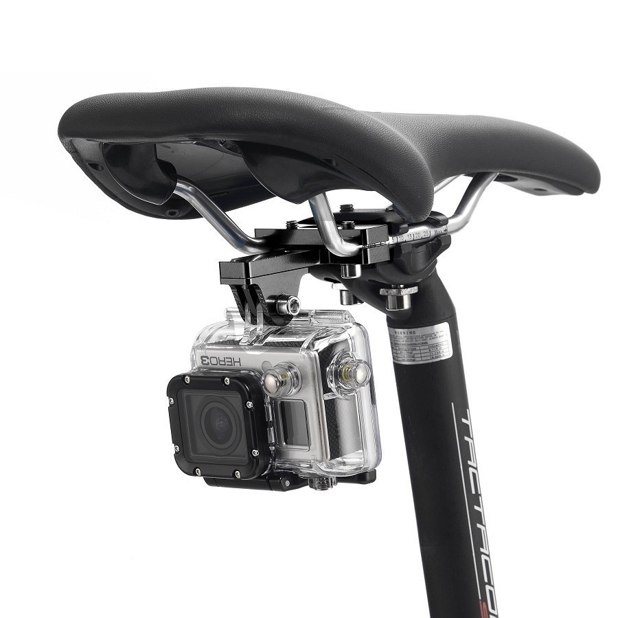 PULUZ Βάση Ποδηλάτου Aluminium Alloy Bike Seat Cushion Mount for All GoPro and Other Action Cameras (PU181B)