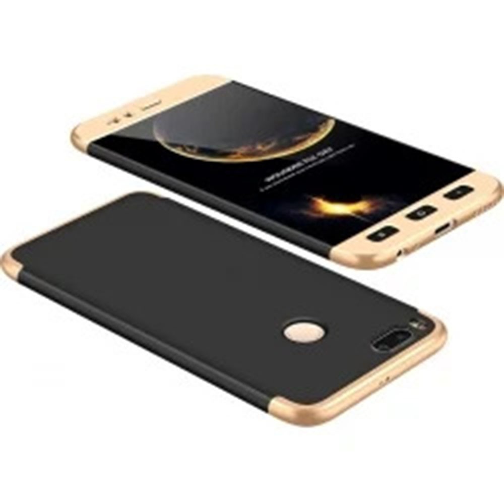 GKK Xiaomi Mi A1 / Mi 5X Full Coverage Θήκη Σκληρή - Black Gold
