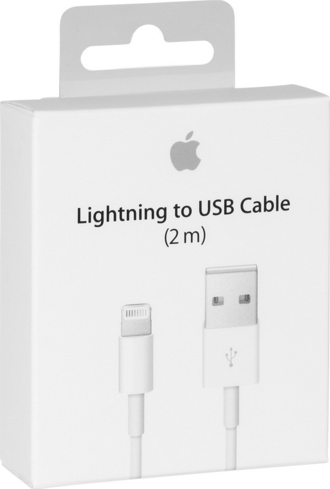 Data cable Apple MD819ZM/A Lightning to USB 2m Original Blister