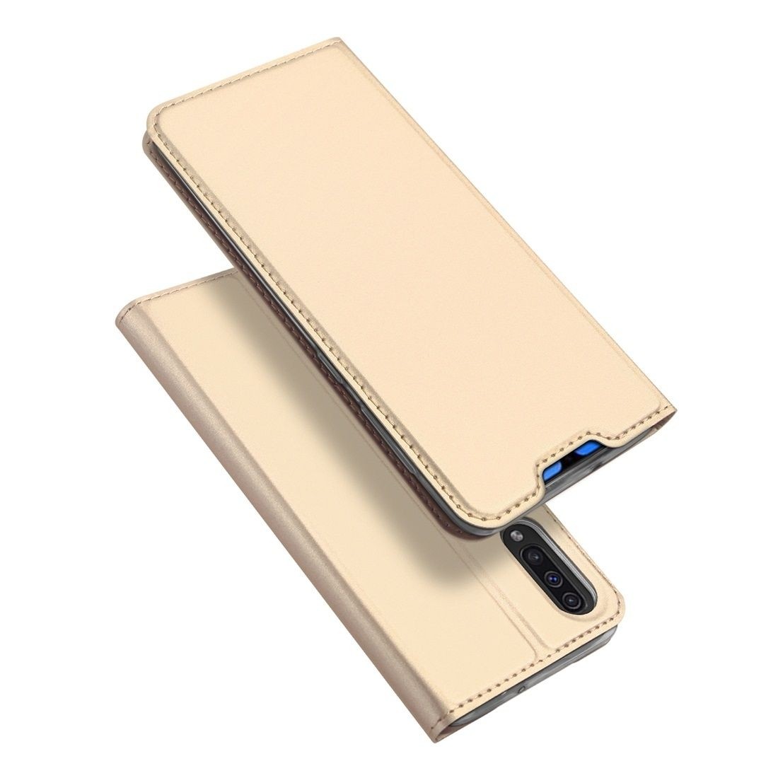 Samsung Galaxy A70 Θήκη Βιβλίο Dux Ducis Skin Pro Book Case Gold