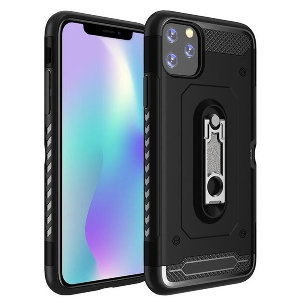 Forcell iPhone 11 Pro Hummer Armor Θήκη Σκληρή - Black