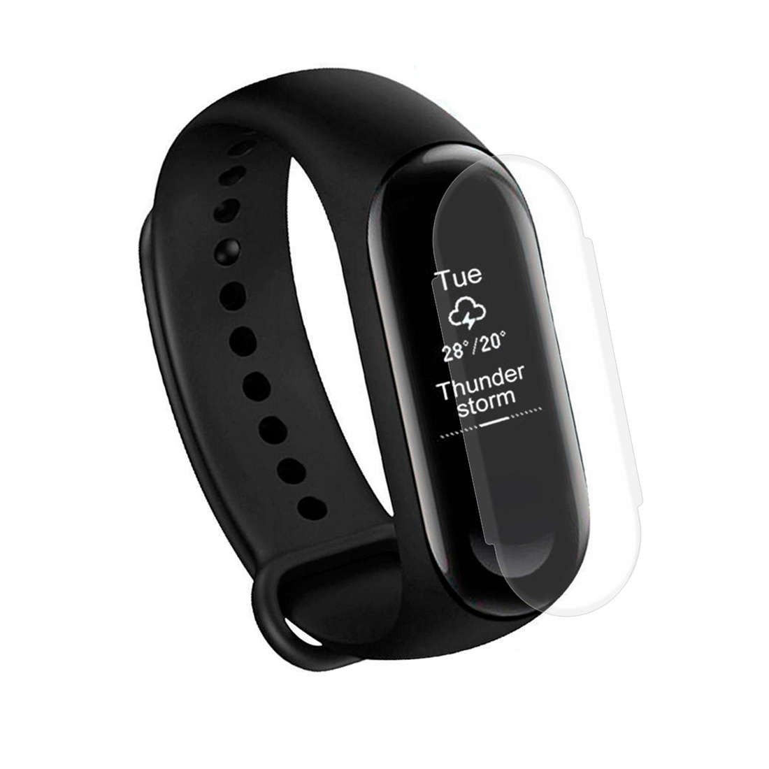ENKAY Hat-Prince 2PCS TPU Film Screen Protector for Xiaomi Mi Band 3