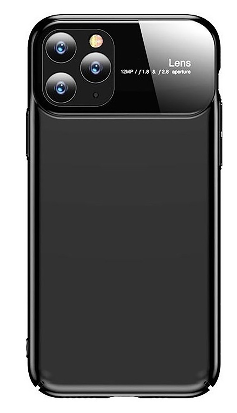 Forcell iPhone 11 Pro Glass Θήκη Σκληρή - Black