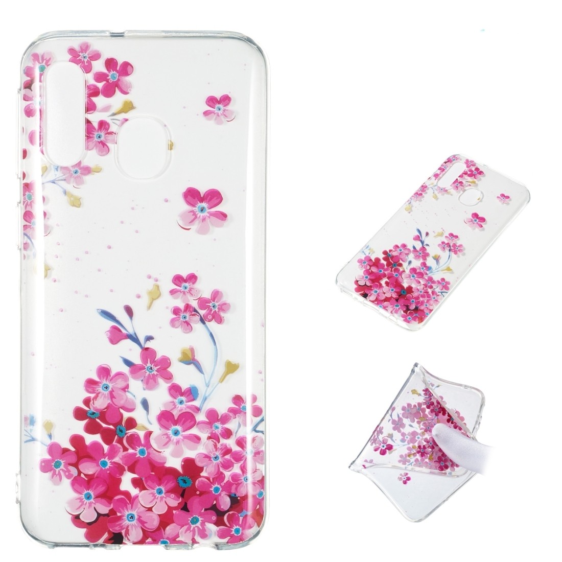 Θήκη Σιλικόνης Samsung Galaxy A40 Ανθισμένη Αμυγδαλιά Silicone Case