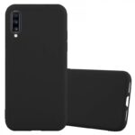 Forcell Samsung Galaxy A70 Matte Θήκη Σιλικόνης - Black