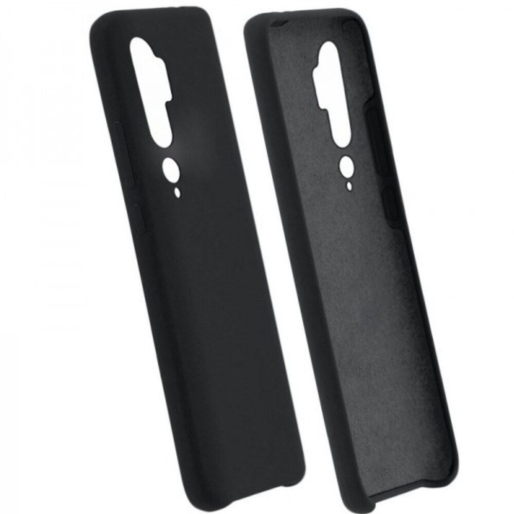 Vennus Xiaomi Mi Note 10 / 10 Pro Real Smooth Θήκη Σιλικόνης - Black