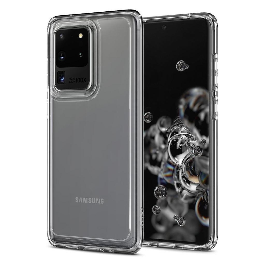 Θήκη Samsung Galaxy S20 Ultra Διάφανη Spigen Ultra Hybrid Back Cover Crystal Clear ACS00713