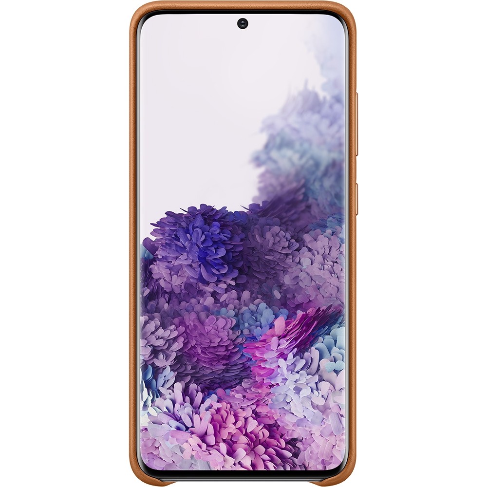 Θήκη Samsung Galaxy S20 Καφέ Samsung Original EF-VG980LAEGEU Leather Cover Brown