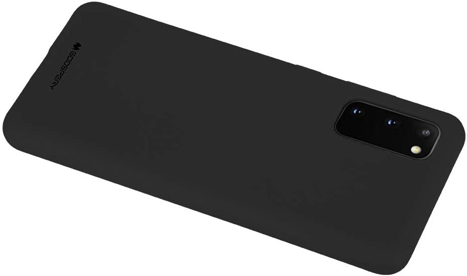 Θήκη Samsung Galaxy S20 Σιλικόνης Μαύρη Goospery Soft Feeling Silicone Case Black