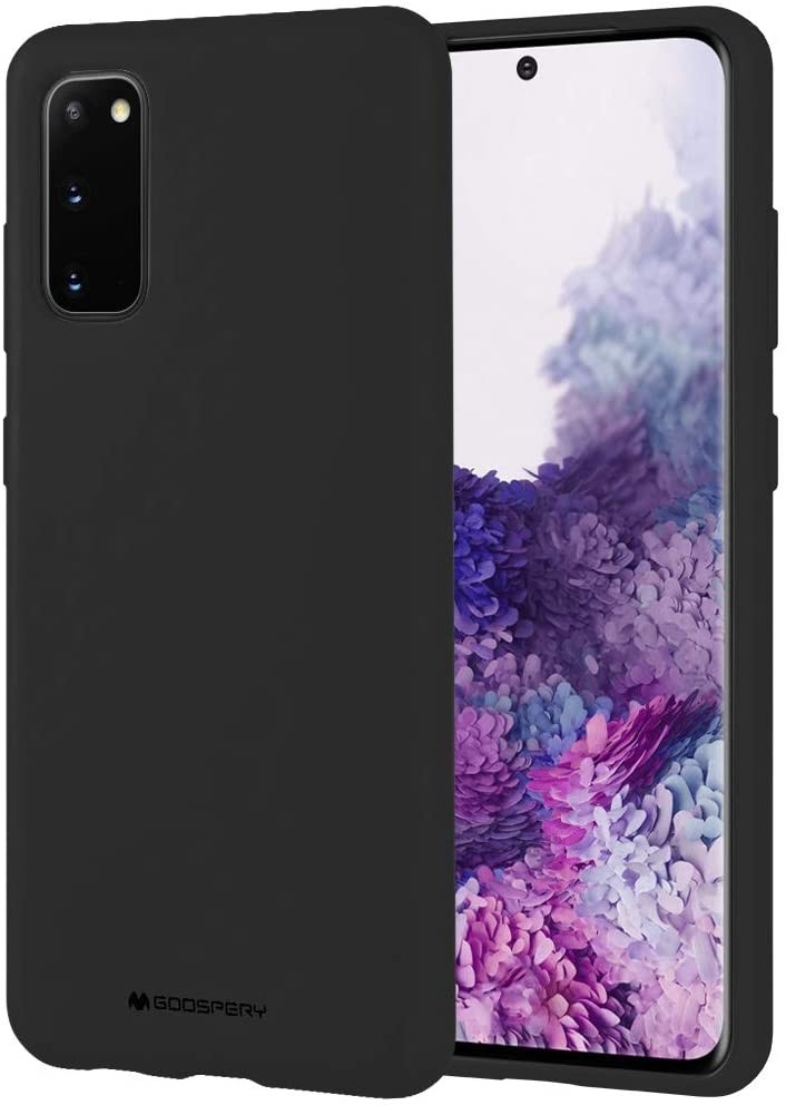 Θήκη Samsung Galaxy S20 Σιλικόνης Μαύρη Goospery Soft Feeling Silicone Case Black
