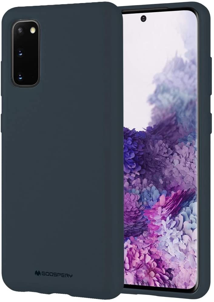 Θήκη Samsung Galaxy S20 Σιλικόνης Σκούρο Μπλε Goospery Soft Feeling Silicone Case Midnight Blue