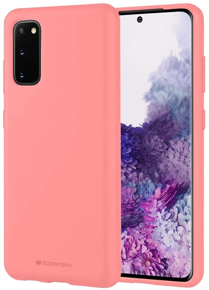Θήκη Samsung Galaxy S20 Σιλικόνης Ροζ Goospery Soft Feeling Silicone Case Pink