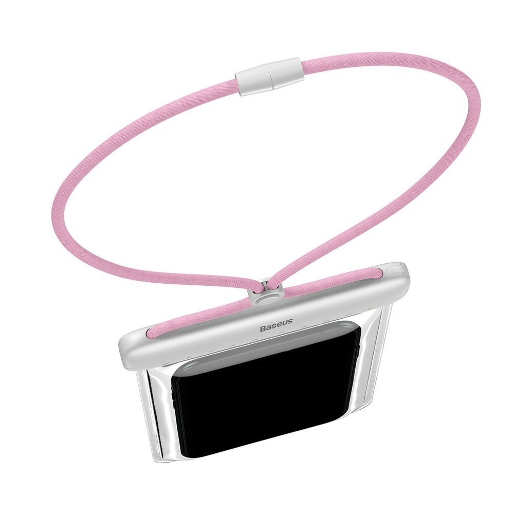 Αδιάβροχη Θήκη για Κινητά έως 7.2'' Baseus Let's Go Slip Waterproof Phone Case IPX8 Pink ACFSD-D24