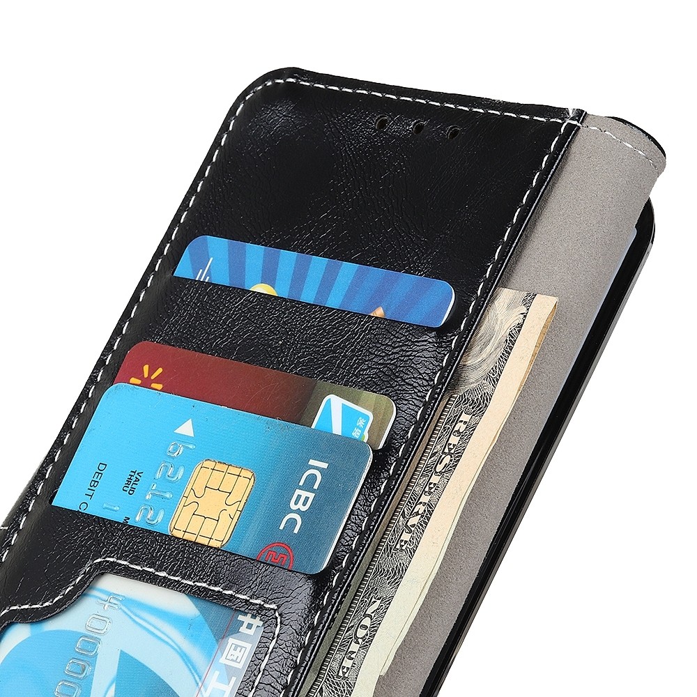 Θήκη Samsung Galaxy S20 Βιβλίο Μαύρο Retro Crazy Horse Texture Horizontal Flip Case Black
