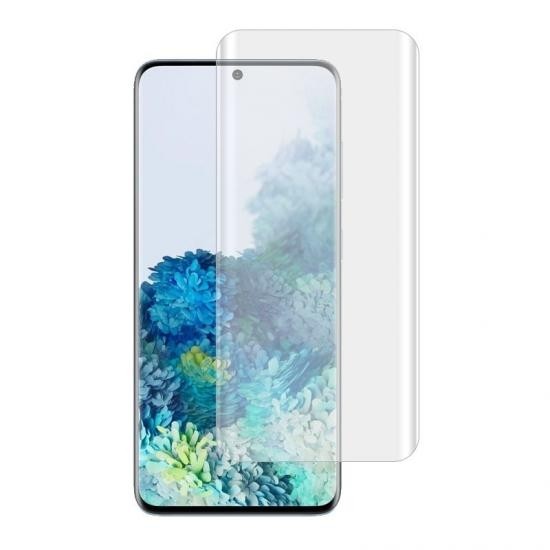 T-MAX UV GLASS Γυαλί προστασίας Case Friendly Fullcover 3D FULL CURVED 0.3MM για Samsung Galaxy S20 ULTRA 2020 - ΔΙΑΦΑΝΟ