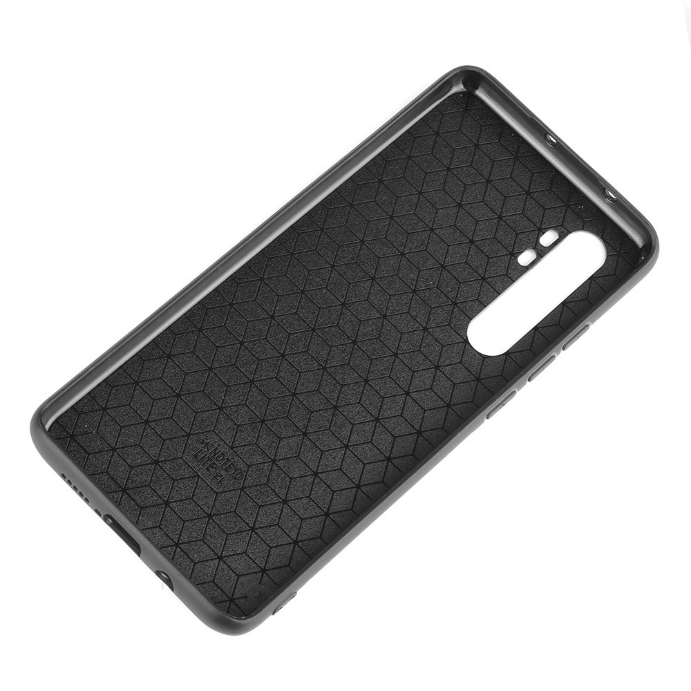 Θήκη Xiaomi Mi Note 10 Lite Μπλε Shockproof Sewing Cow Pattern Skin PC + PU + TPU Case Blue