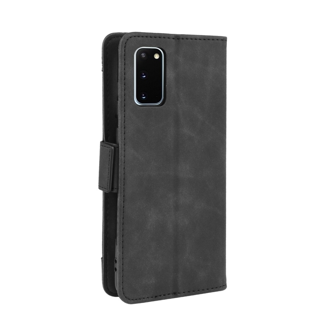Θήκη Samsung Galaxy S20 Βιβλίο Μαύρο Wallet Style Skin Feel Calf Pattern Case with Separate Card Slot Black
