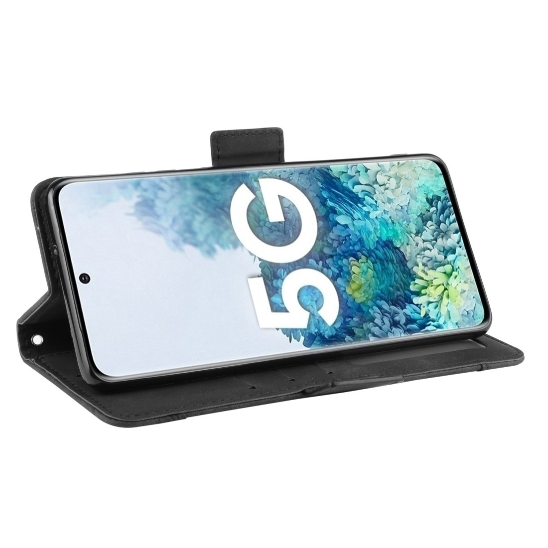 Θήκη Samsung Galaxy S20 Βιβλίο Μαύρο Wallet Style Skin Feel Calf Pattern Case with Separate Card Slot Black