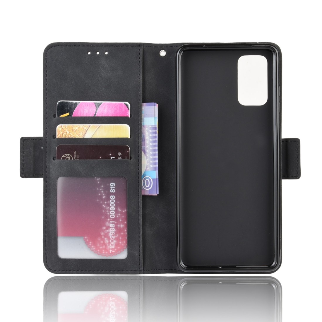 Θήκη Samsung Galaxy S20+ Βιβλίο Μαύρο Wallet Style Skin Feel Calf Pattern Case with Separate Card Slot Black