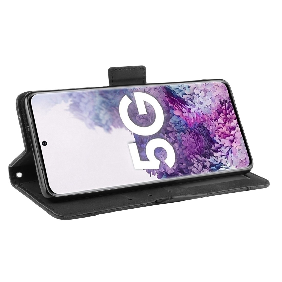 Θήκη Samsung Galaxy S20+ Βιβλίο Μαύρο Wallet Style Skin Feel Calf Pattern Case with Separate Card Slot Black