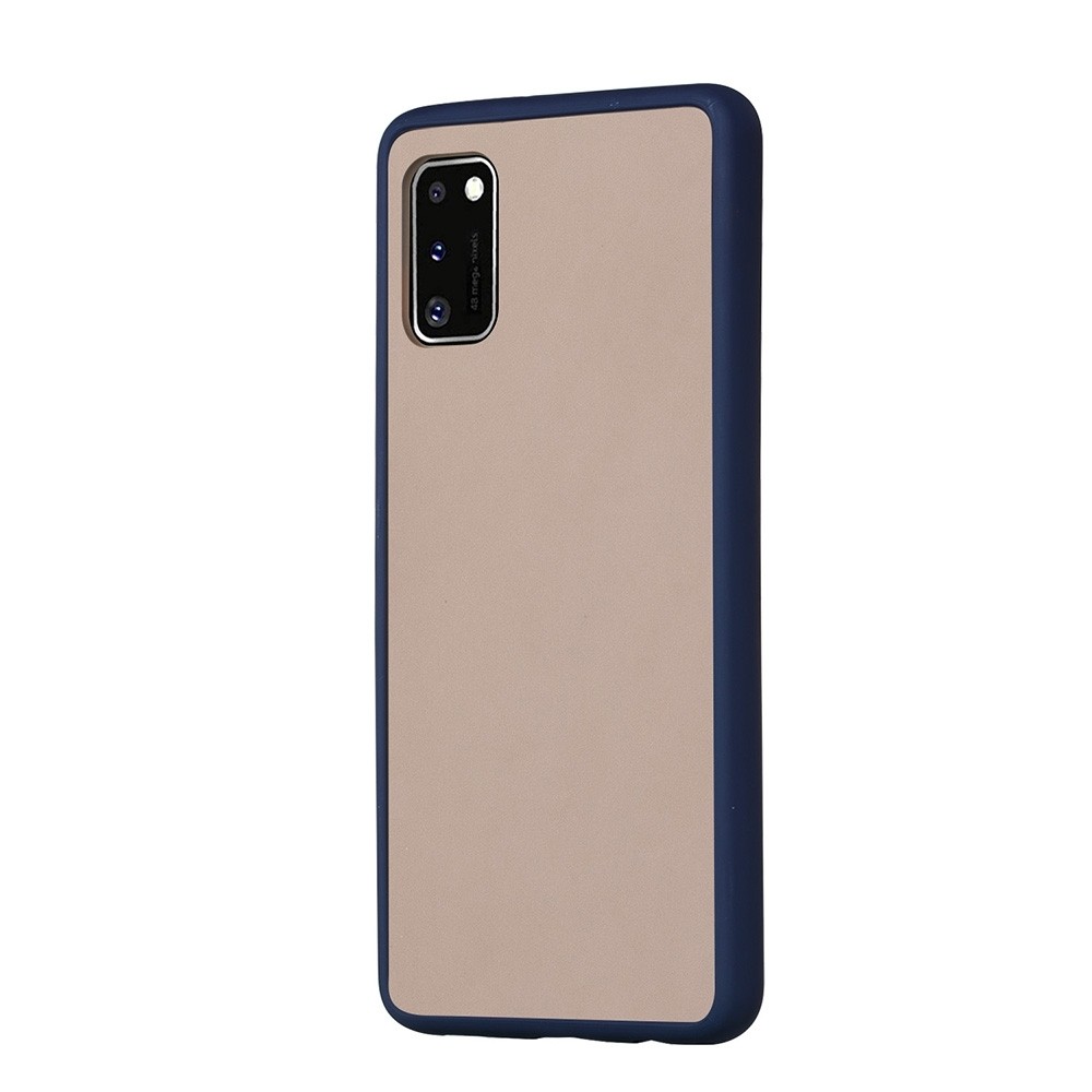 Θήκη Samsung Galaxy A41 Μπλε Skin Hand Feeling Series Shockproof Frosted PC+ TPU Protective Case Blue