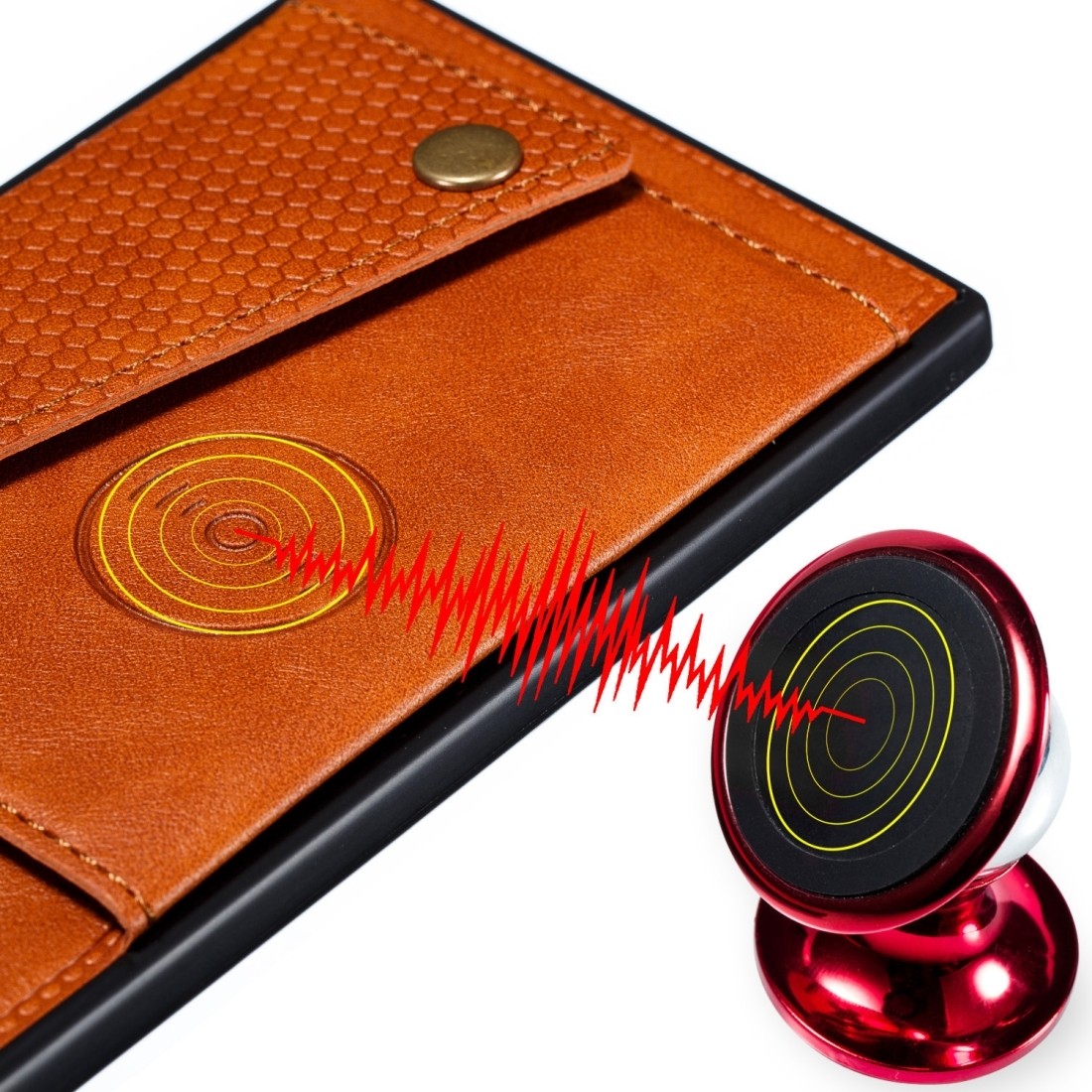 Θήκη Samsung Galaxy M31 Καφέ Double Buckle PU + TPU Shockproof Magnetic Protective Case with Card Slot Brown