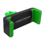 Βάση Αυτ/του Για Αεραγωγό Esperanza Car Air Holder For Mobile Black - Green EMH117KG (5901299940150)