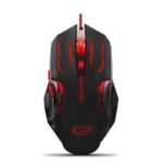 Esperanza Ενσύρματο Οπτικό Ποντίκι 6D Gaming USB MX403 Apache EGM403R Black - Red (5901299925485)