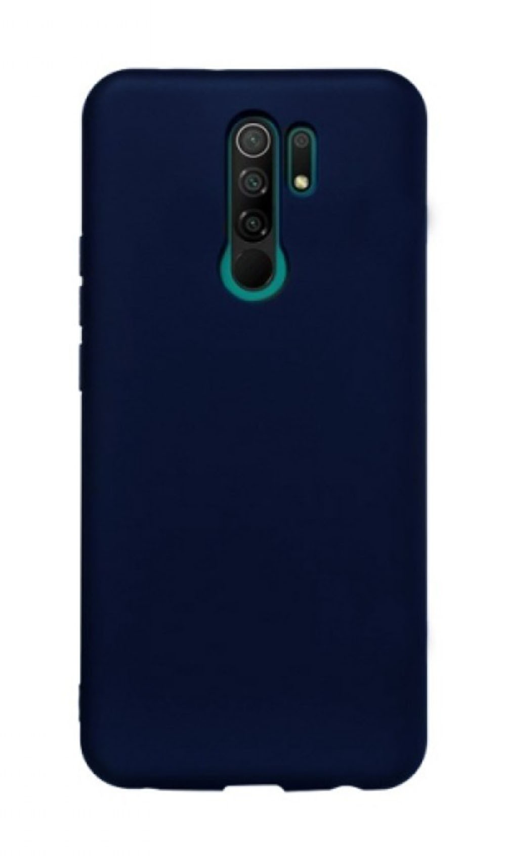 Forcell Xiaomi Redmi 9 Slim Fit Liquid Θήκη Σιλικόνης - Blue