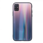 Forcell Samsung Galaxy A51 4G Aurora Glass Protective Case Θήκη Σκληρή Purple - Pink