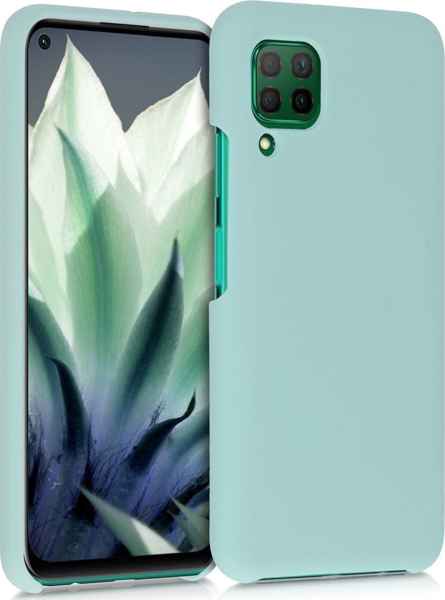 Θήκη Huawei P40 Lite Σιλικόνης Τιρκουάζ Vennus Real Smooth Silicone Case Turquoise (5900217348139)