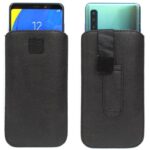 Universal Θήκη Πουγκί Μαύρη για Κινητά έως 5.5'' Case Slim Up Mono 5XL Black