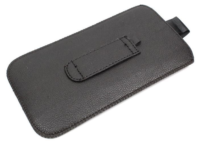 Universal Θήκη Πουγκί Μαύρη για Κινητά έως 5.5'' Case Slim Up Mono 4XL Black