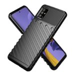 Samsung Galaxy A51 4G Θήκη Σιλικόνης Μαύρη Thunderbolt Shockproof TPU Soft Case Black
