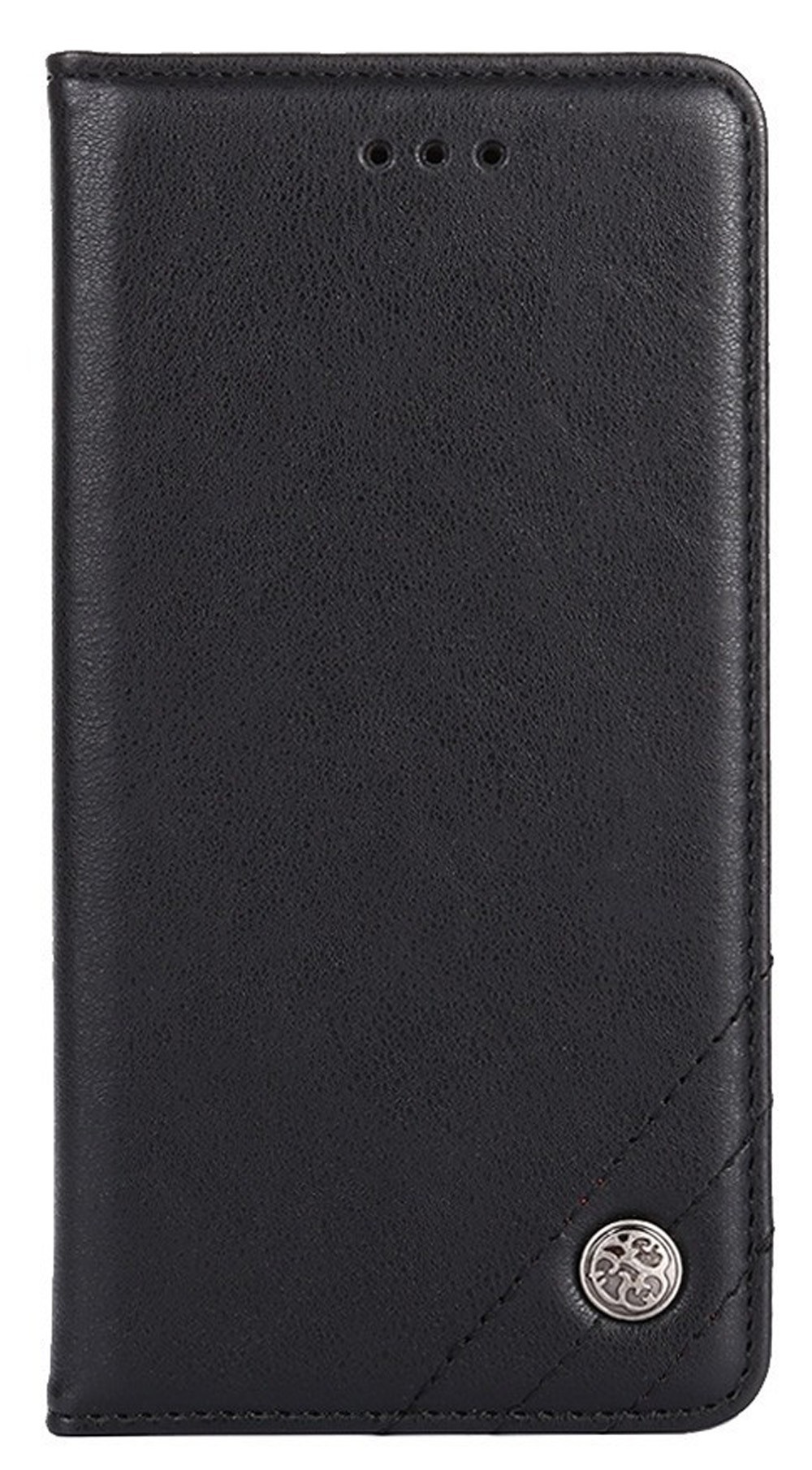 Tel1 Huawei P Smart 2021 Non-Magnetic Retro Θήκη Βιβλίο - Black