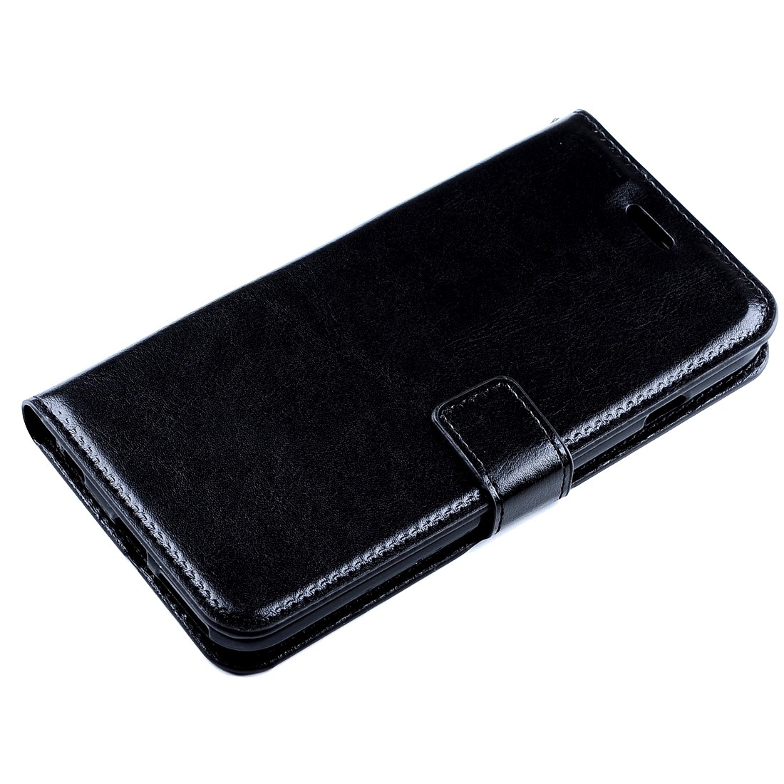 Θήκη iPhone 6 Plus / 6s Plus Βιβλίο Μαύρο Crazy Horse Texture Horizontal Flip Case Black