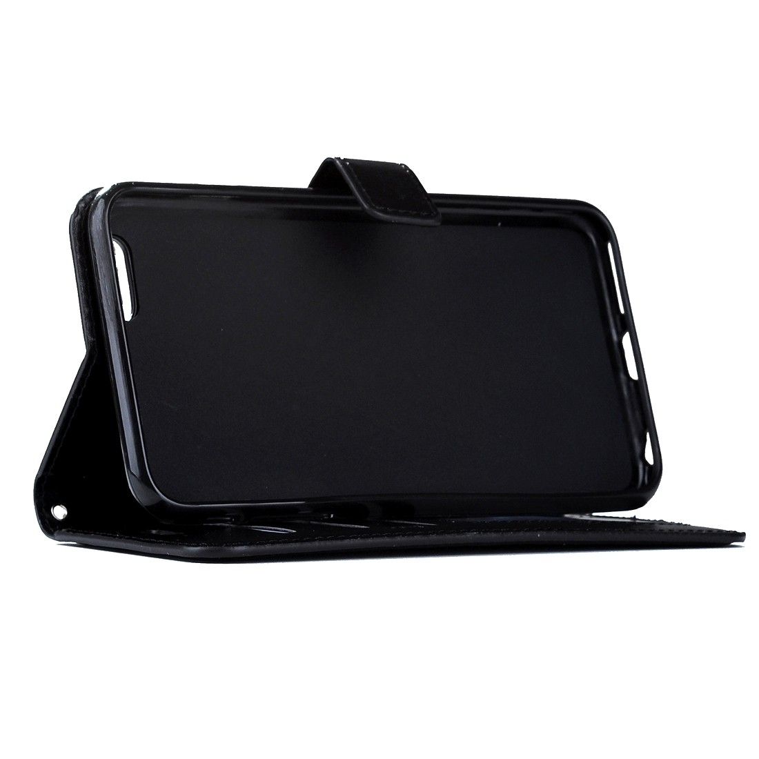 Θήκη iPhone 6 Plus / 6s Plus Βιβλίο Μαύρο Crazy Horse Texture Horizontal Flip Case Black