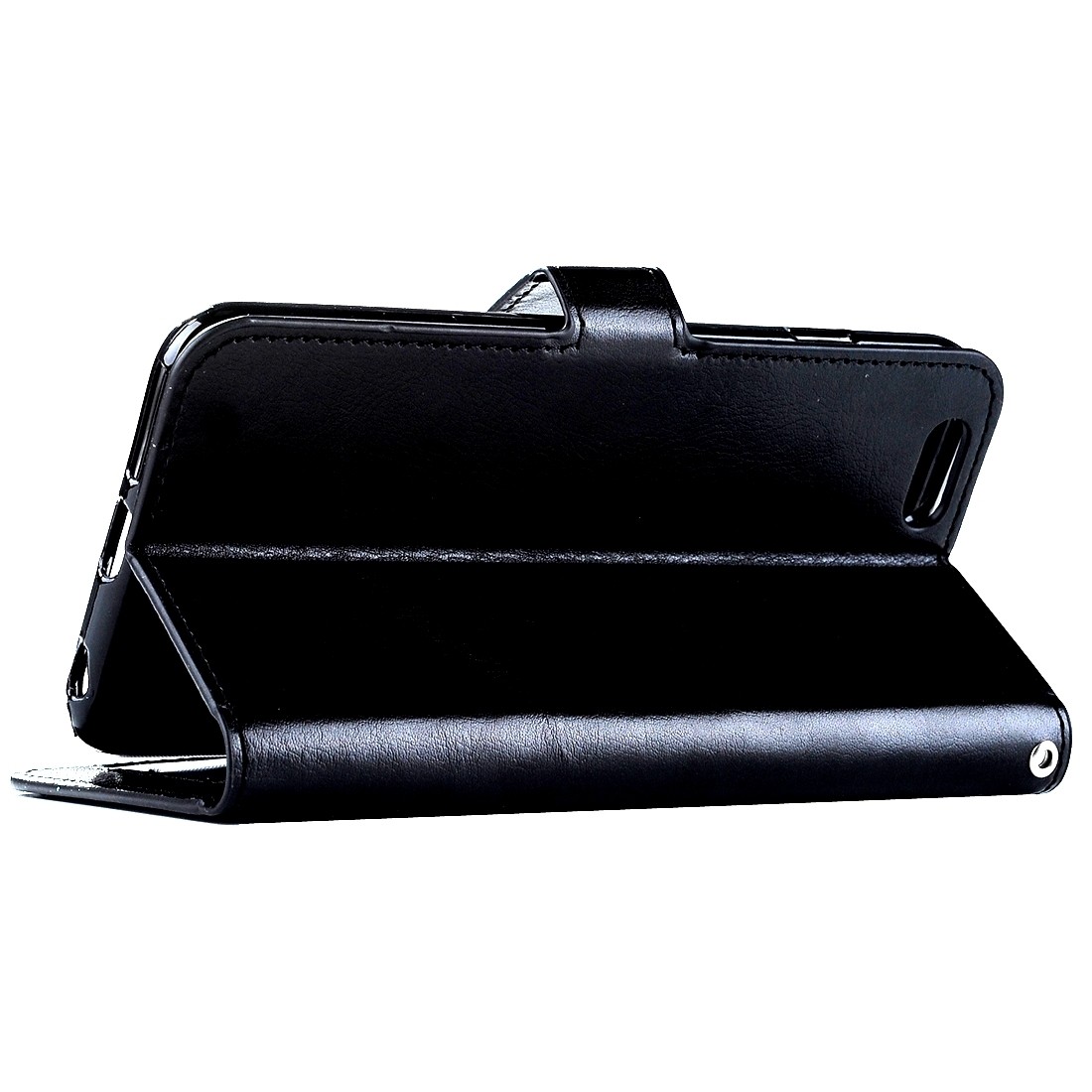 Θήκη iPhone 6 Plus / 6s Plus Βιβλίο Μαύρο Crazy Horse Texture Horizontal Flip Case Black