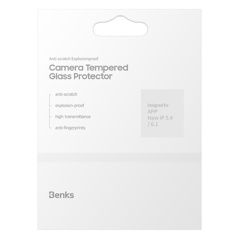 iPhone 12 mini Benks 2 PCS KR Series 0.15mm Lens Camera Flexible Tempered Film Αντιχαρακτικό Τζάμι Προστασίας Πίσω Κάμερας