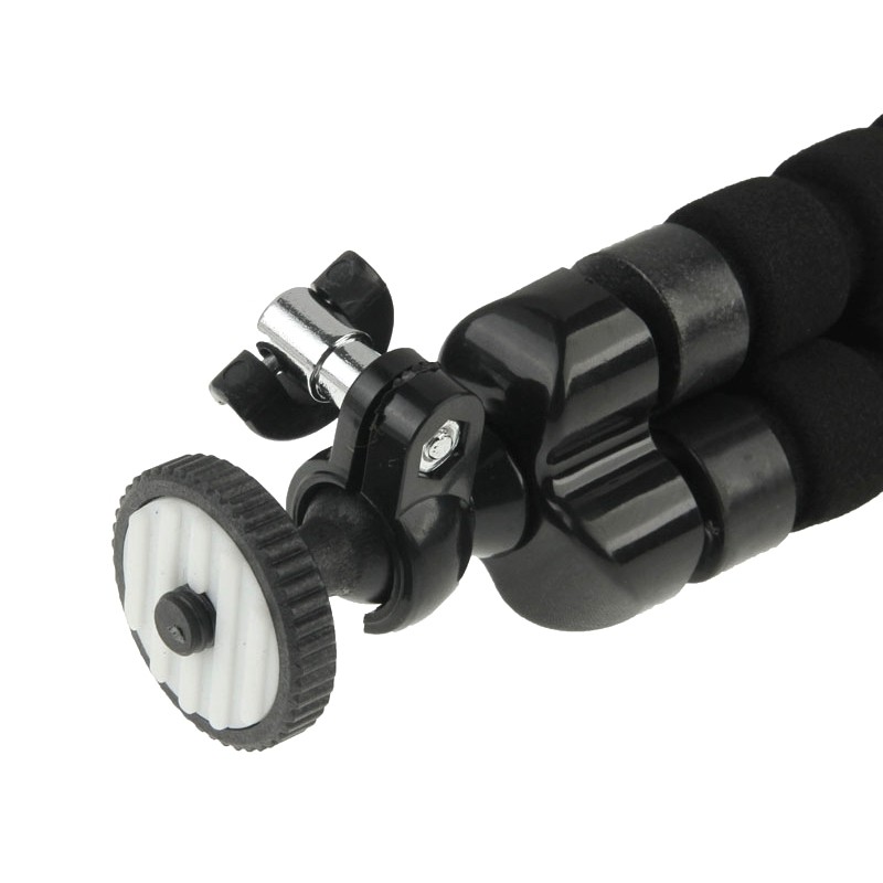 Ρυθμιζόμενο Πολυμορφικό Τρίποδο Flexible Octopus Bubble Tripod Holder Stand Mount for Mobile Phone / Digital Camera Black