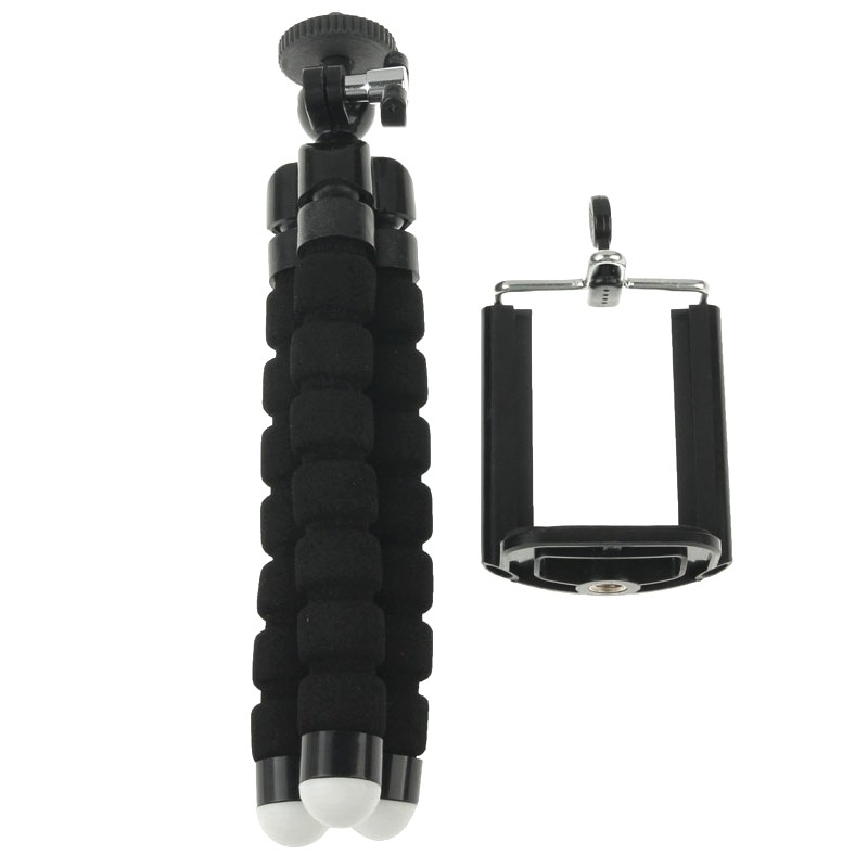 Ρυθμιζόμενο Πολυμορφικό Τρίποδο Flexible Octopus Bubble Tripod Holder Stand Mount for Mobile Phone / Digital Camera Black