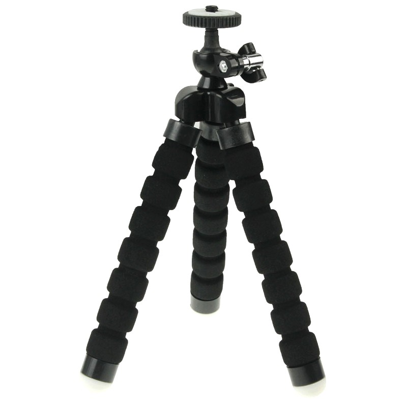 Ρυθμιζόμενο Πολυμορφικό Τρίποδο Flexible Octopus Bubble Tripod Holder Stand Mount for Mobile Phone / Digital Camera Black