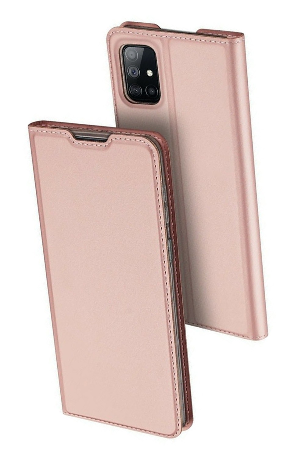 Dux Ducis Samsung Galaxy M51 Skin Pro Θήκη Βιβλίο Rose - Gold