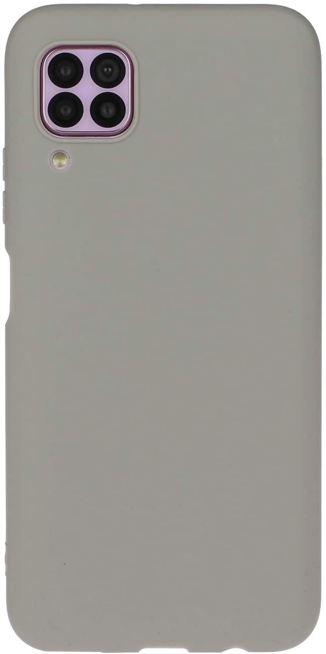 Θήκη Huawei P40 Lite Σιλικόνης Γκρι Vennus Real Smooth Silicone Case Grey (5900217348122)